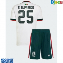 Meksiko Roberto Alvarado #25 Gostujuci Dres za djecu SP 2026 Kratak Rukav (+ Kratke hlače)